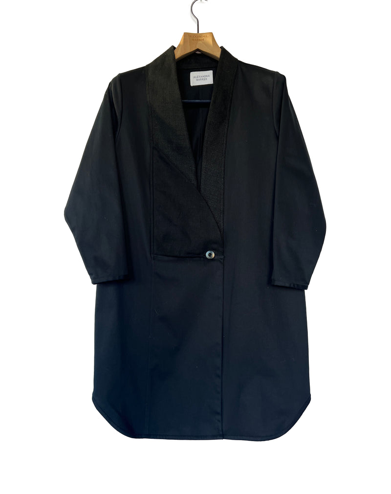 BOUBOU | SATIN LAYERED SHIRT JACKET