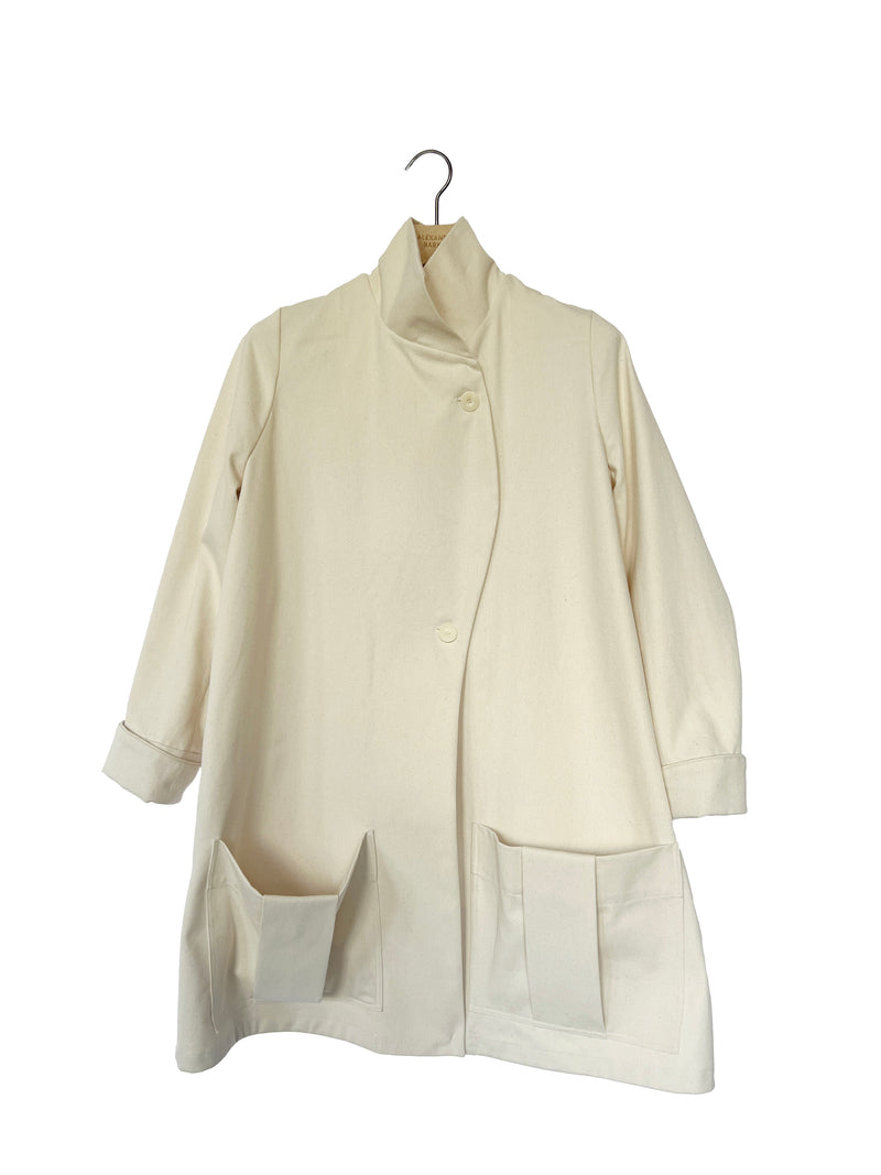 RUFFALOHO | GABERDINE PAINTER'S COAT