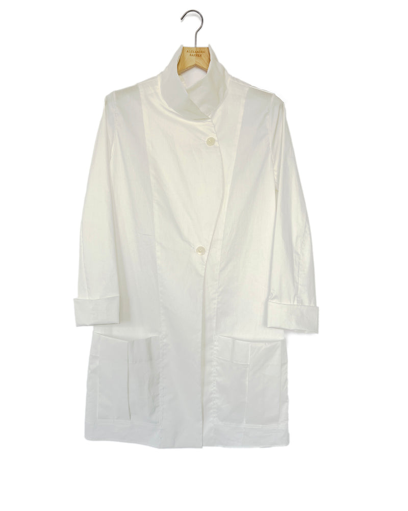RUFFALOHO | CRISPY WAXED COTTON PAINTERS COAT