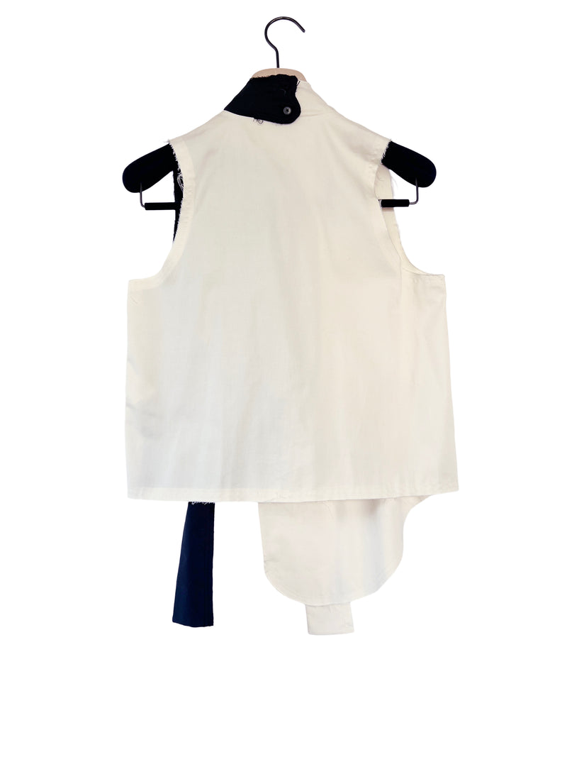 &YOU2 | ORGANIC COTTON ASYMMETRIC WAISTCOAT