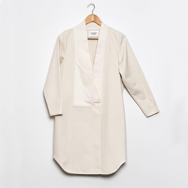 BOUBOU | ORGANIC COTTON GABERDINE LONG JACKET