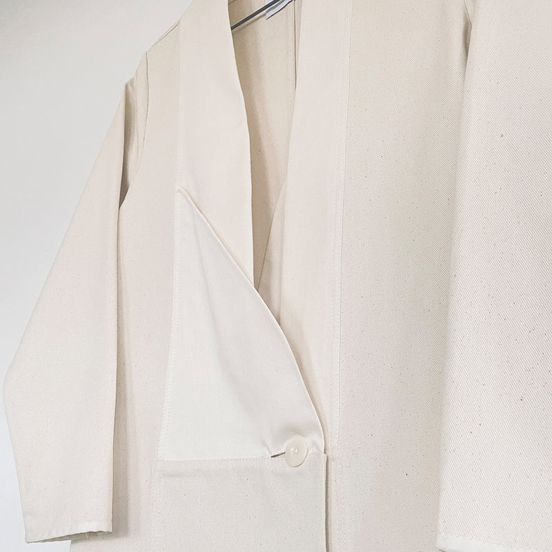 BOUBOU | ORGANIC COTTON GABERDINE LONG JACKET