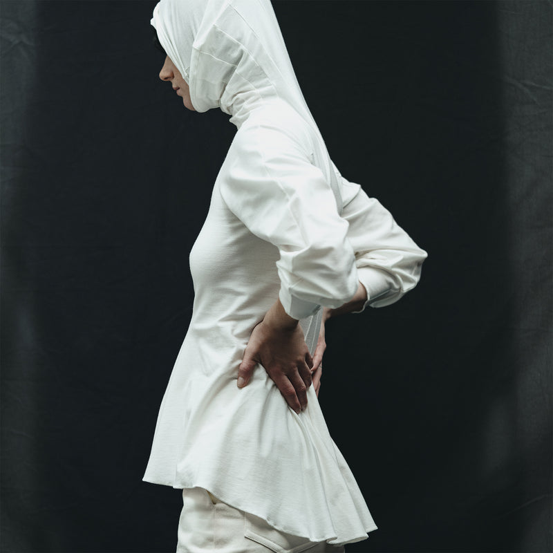 CAMELLO | HIGH NECK PANELLED JERSEY