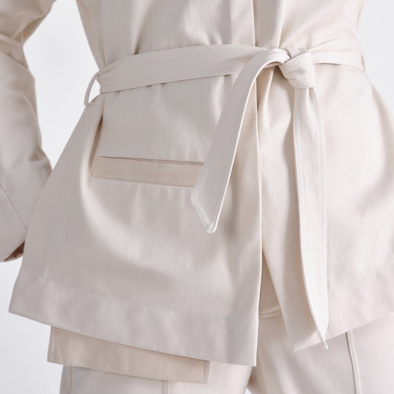 DISH DASH | ORGANIC COTTON SCULPTED JACKET