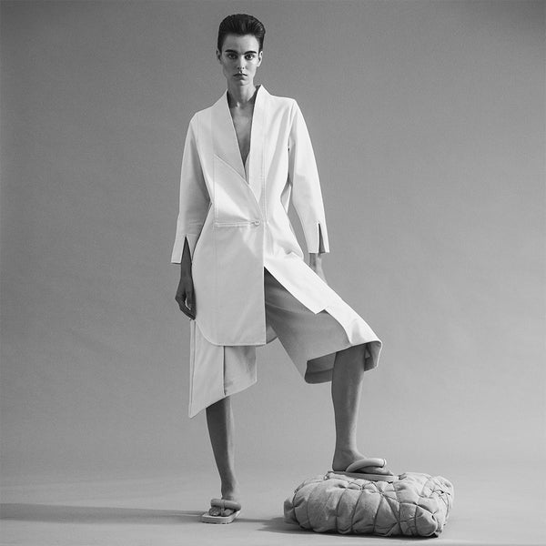 BOUBOU | ORGANIC COTTON GABERDINE LONG JACKET