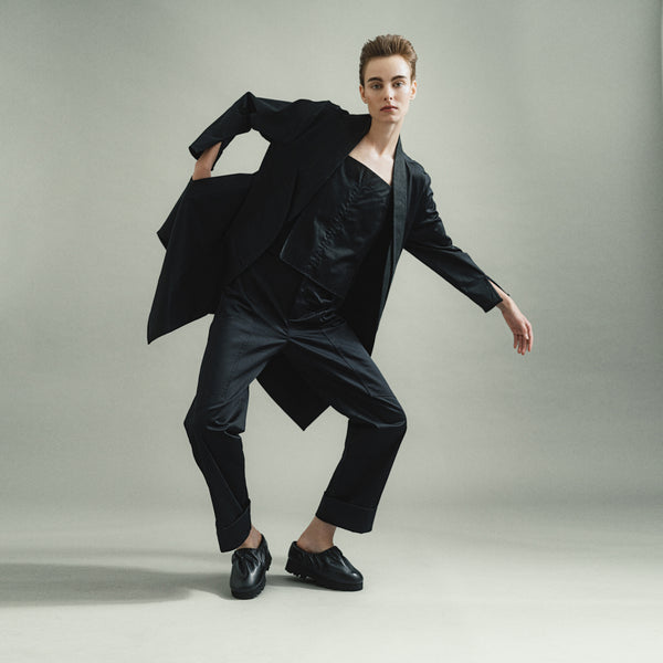 BOUBOU | SATIN LAYERED SHIRT JACKET