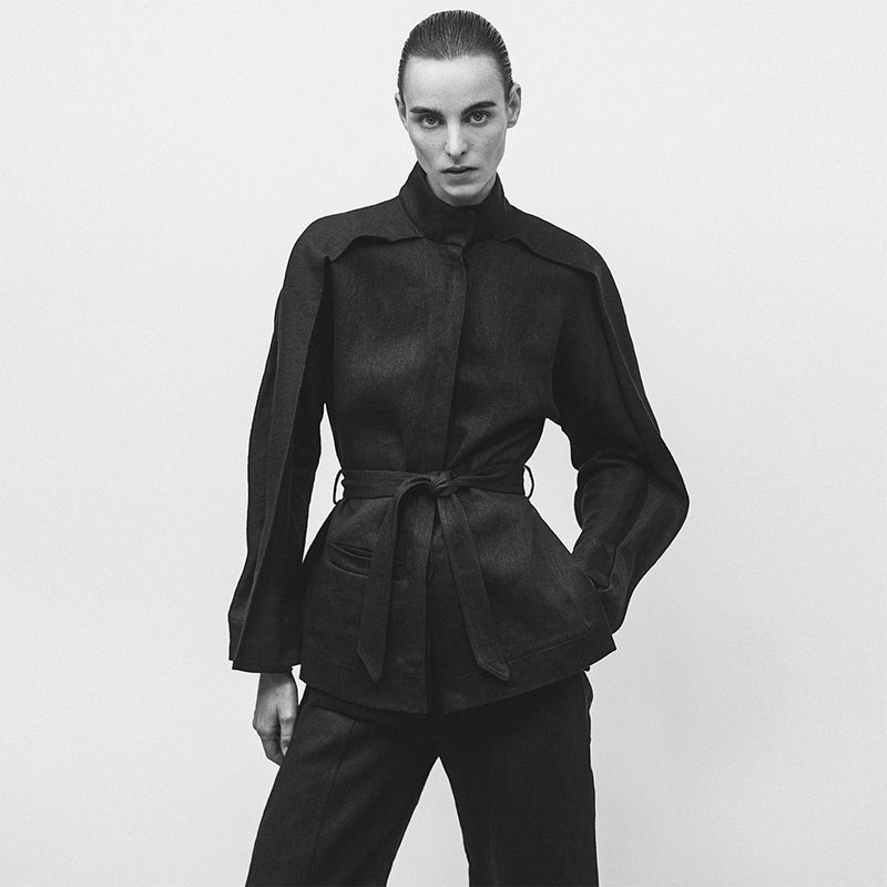 DISH DASH | INDIGO SCULPTED JACKET