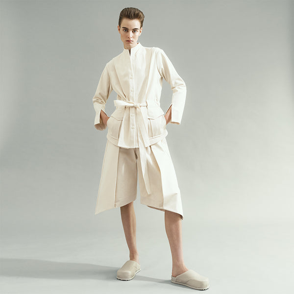 SOLO SHORTY | ORGANIC COTTON GABERDINE TWILL