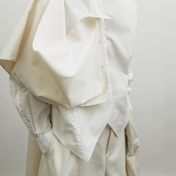 SATIN SCARV | DIAGONAL ATTACHABLE SCARF