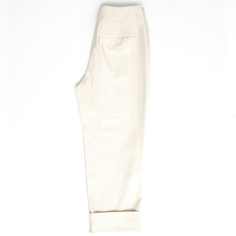 SOLO | ORGANIC COTTON LONG POCKET TROUSER