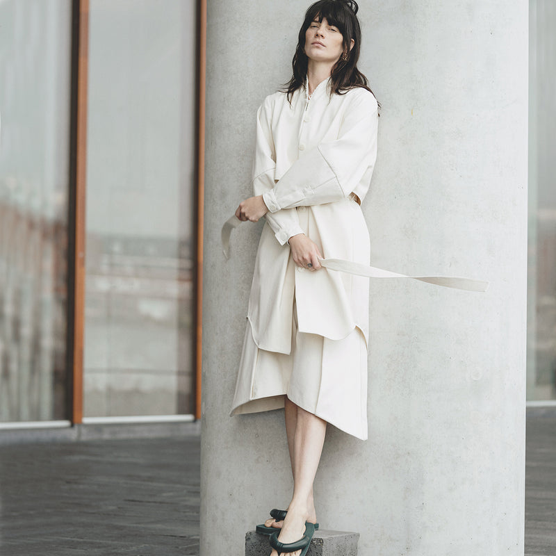 TOGETHERNESS | ORGANIC COTTON GABERDINE COAT